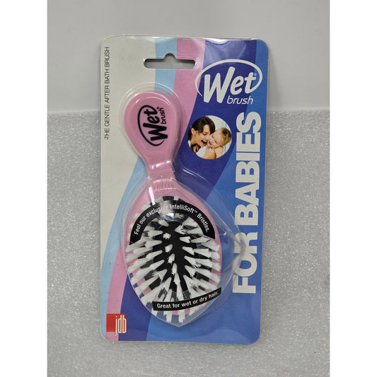 Wet Brush For Babies Gentle After Bath Hair Brush Pink