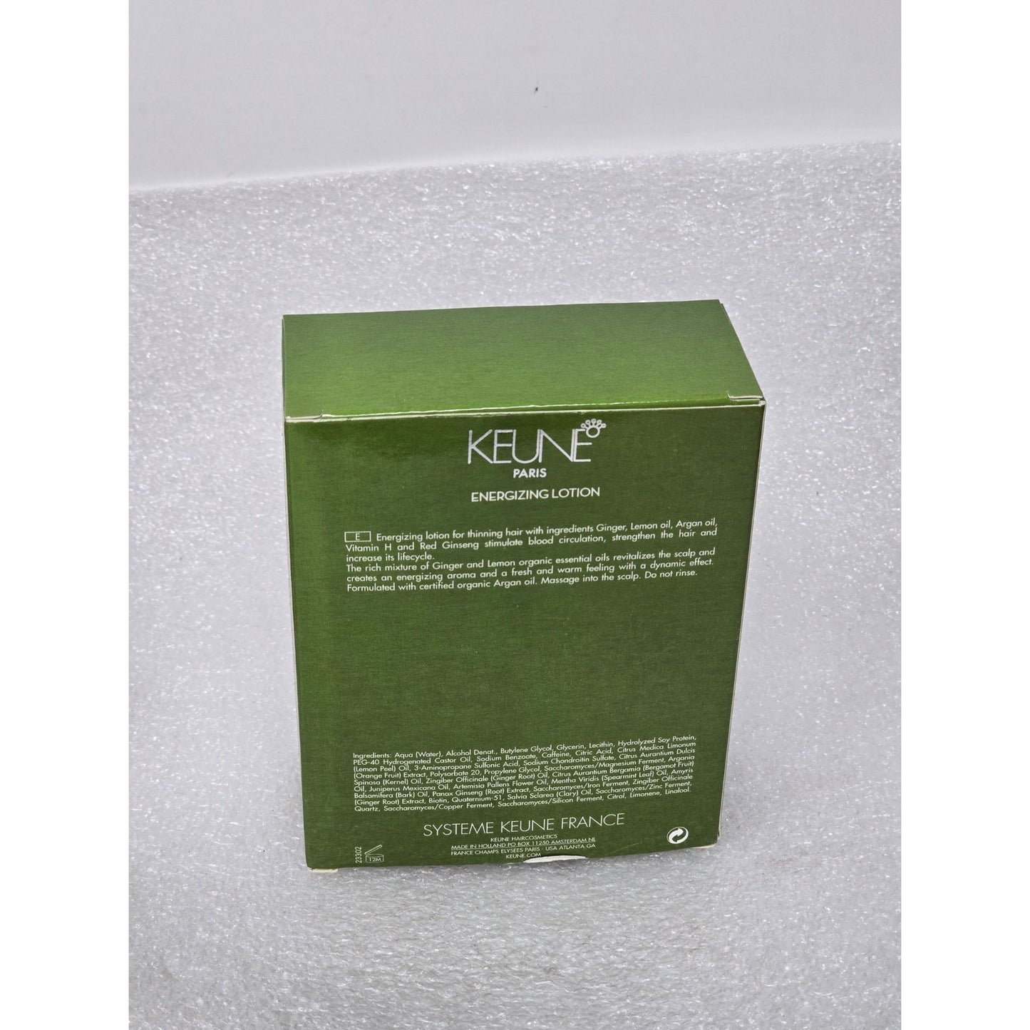 Keune So Pure Natural Balance Energizing Lotion Ginger Lemon & Argan Oil