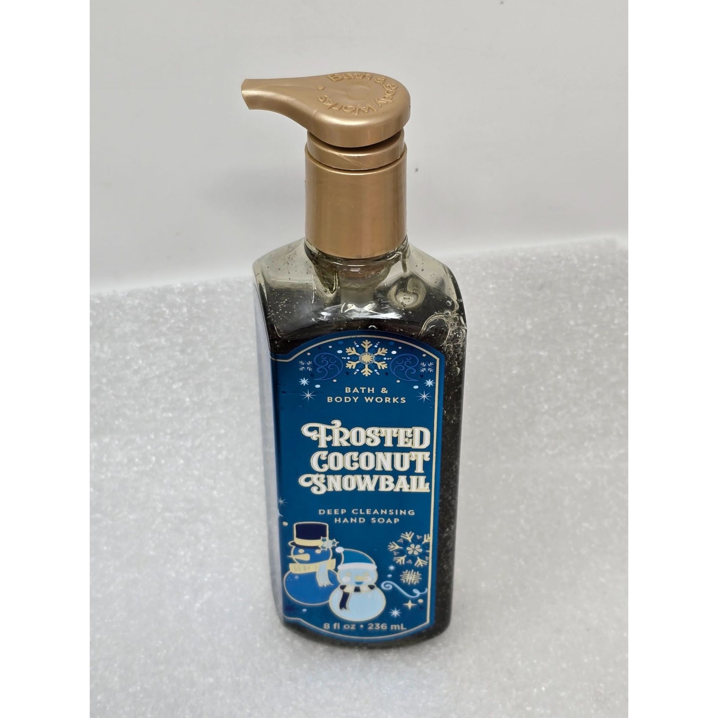 Bath & Body Works Frosted Coconut Snowball Deep Cleansing Hand Soap 8 Fl Oz