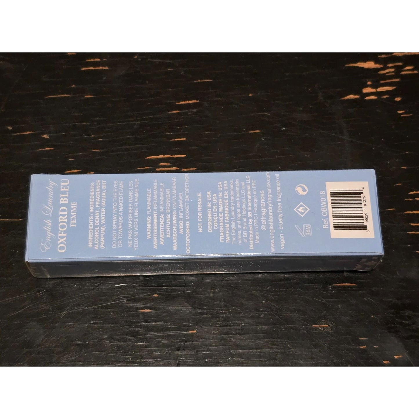 English Laundry Oxford Bleu Femme Travel Perfume Spray 0.34 Oz Womens Fragrance