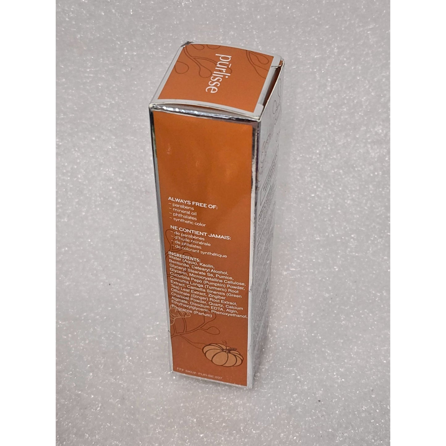 Purlisse Pumpkin & Ginger Detoxifying Charcoal Mask 2.5 Fl Oz