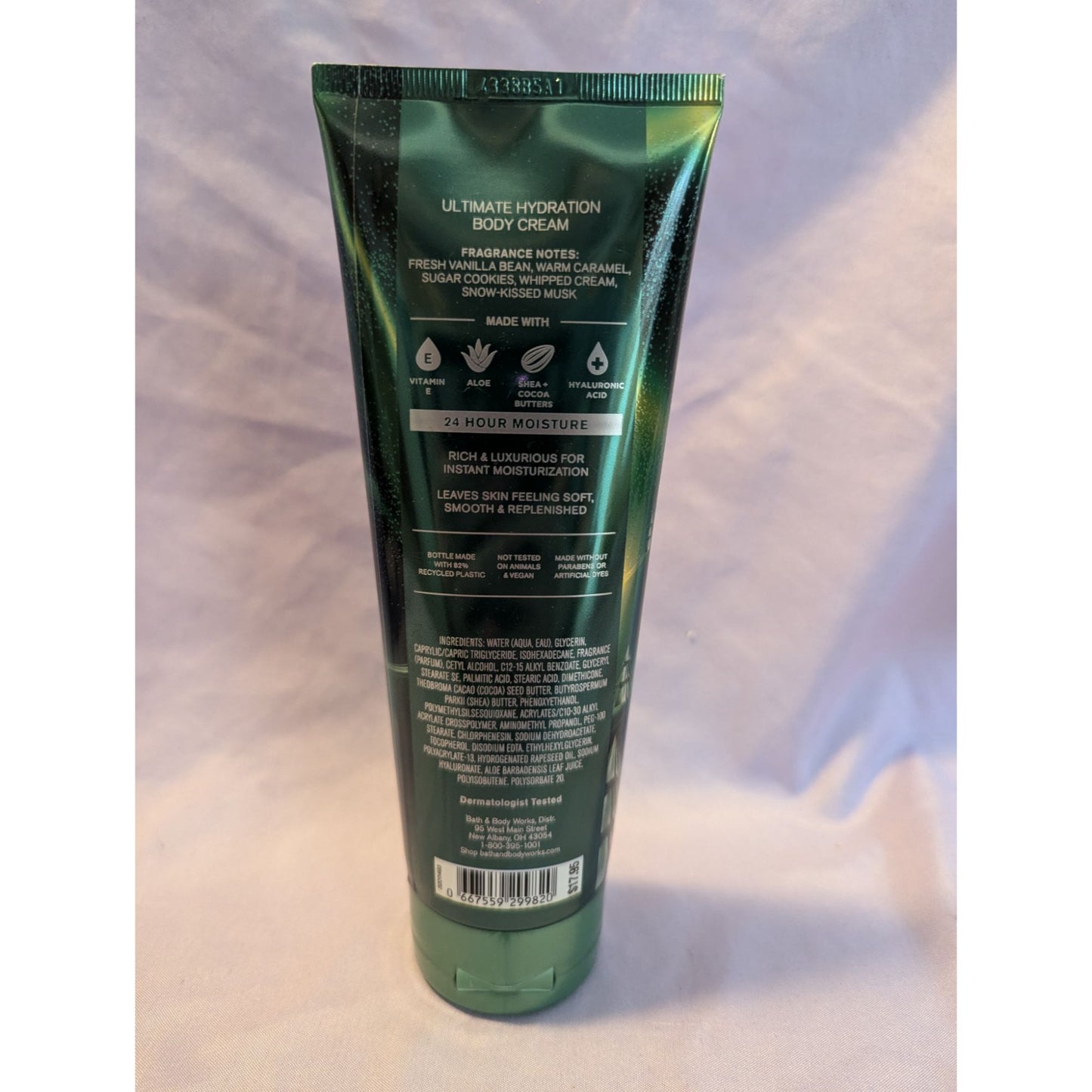 Bath & Body Works Vanilla Bean Noel Ultimate Hydration Body Cream 8 Oz Shea Butter