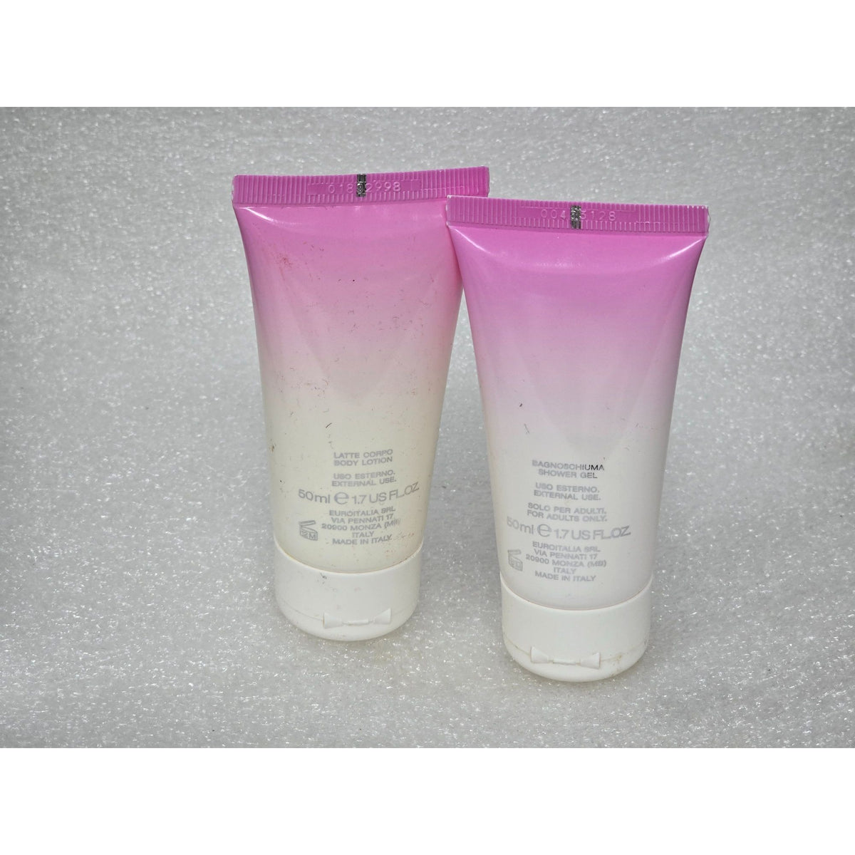 Versace Bright Crystal Perfumed Body Lotion & Bath & Shower Gel Set 1.7 oz Each