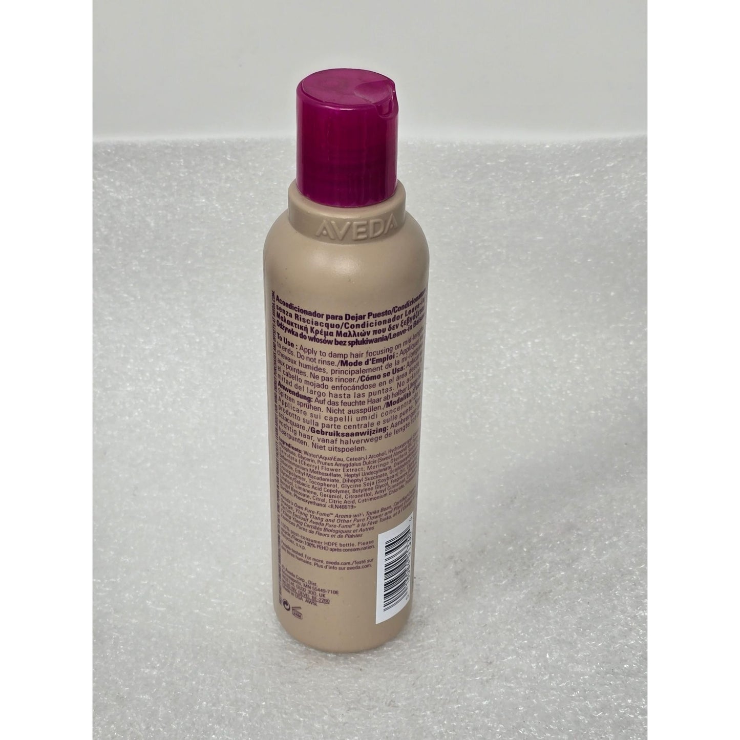 Aveda Cherry Almond Softening Leave-In Conditioner 6.7 Oz Sweet Floral Aroma
