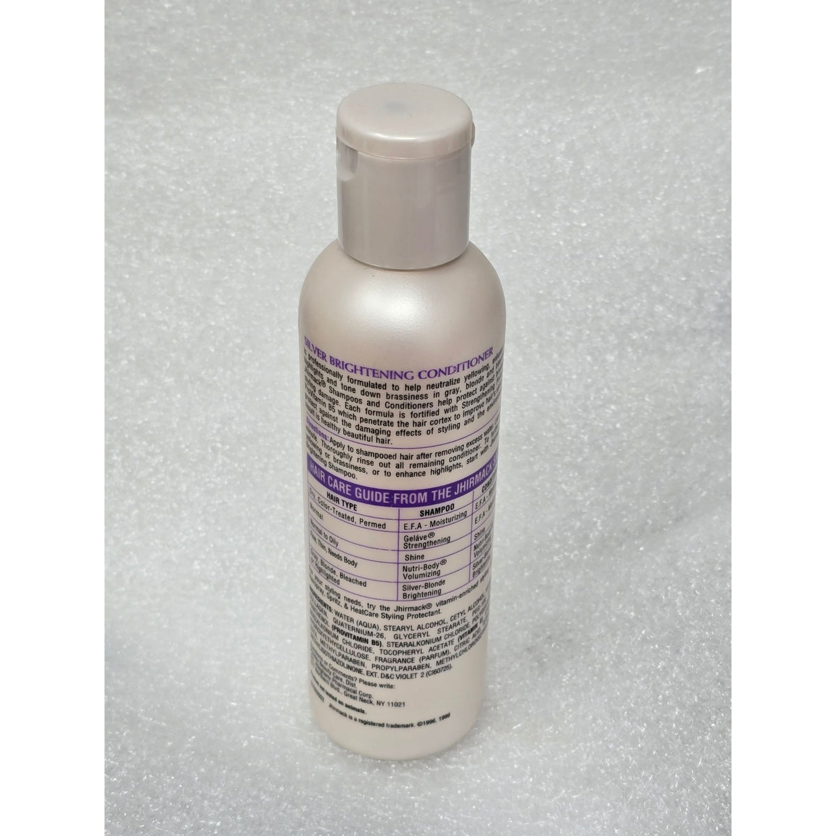 Jhirmack Silver Brightening Conditioner Gray Blonde Bleached Or Highlighted Hair