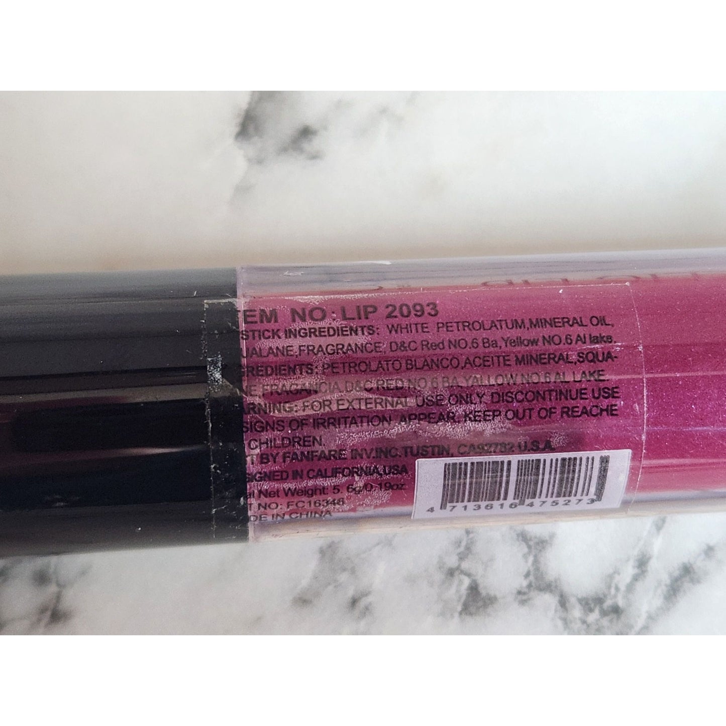 Amuse Cosmetics Metallic Lip Gloss 2093-8 Pink