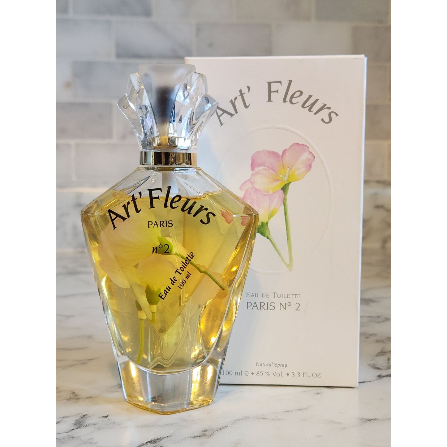 Art Fleurs Eau De Toilette Perfume Paris No. 2 Natural Spray 100ml