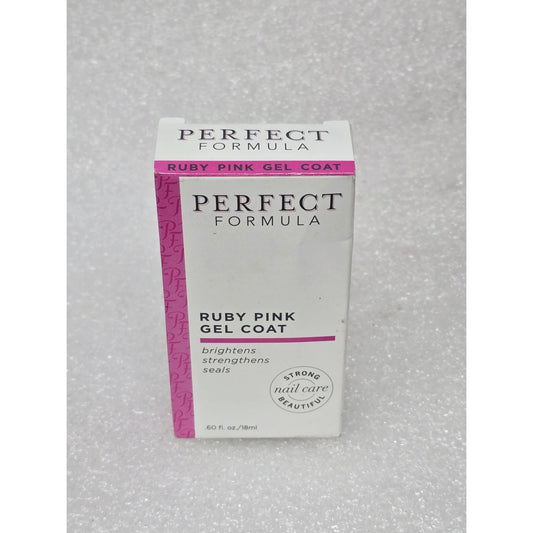 Perfect Formula Ruby Pink Gel Coat Nail Care 0.6 Fl Oz