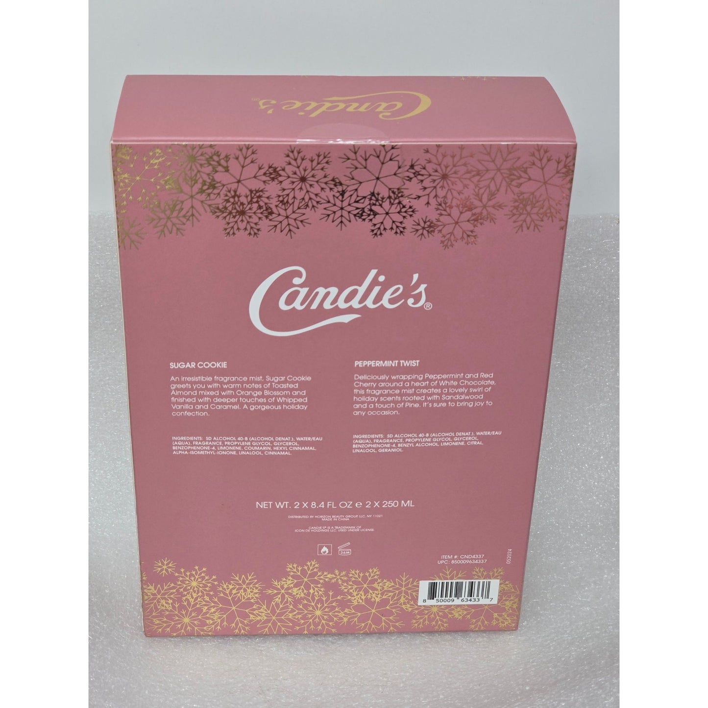 Candies Wonderland Fragrance Mist Collection Sugar Cookie & Peppermint Twist