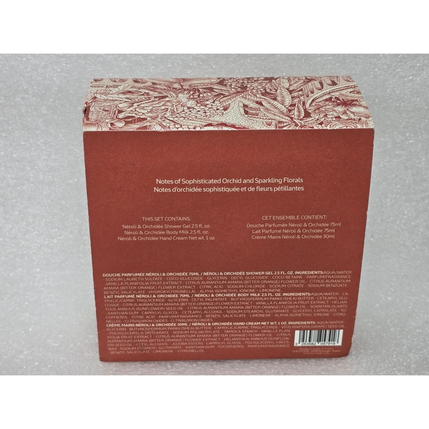 L'Occitane Le Grand Voyage Neroli & Orchidee Gift Set Shower Gel Body Milk Cream