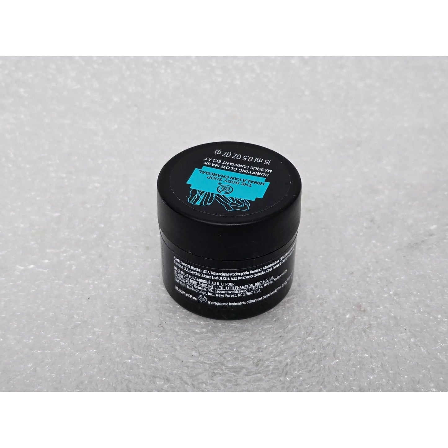 The Body Shop Himalayan Charcoal Purifying Glow Mask 15ml 0.5 oz Travel Size