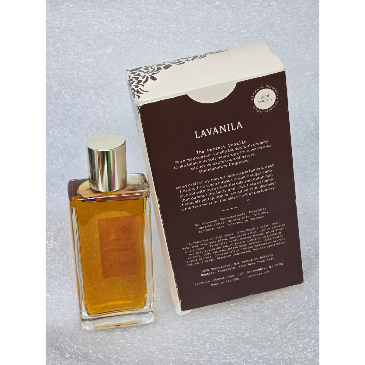 Lavanila Pure Vanilla The Healthy Fragrance Spray 1.7 Fl Oz Natural Ingredients