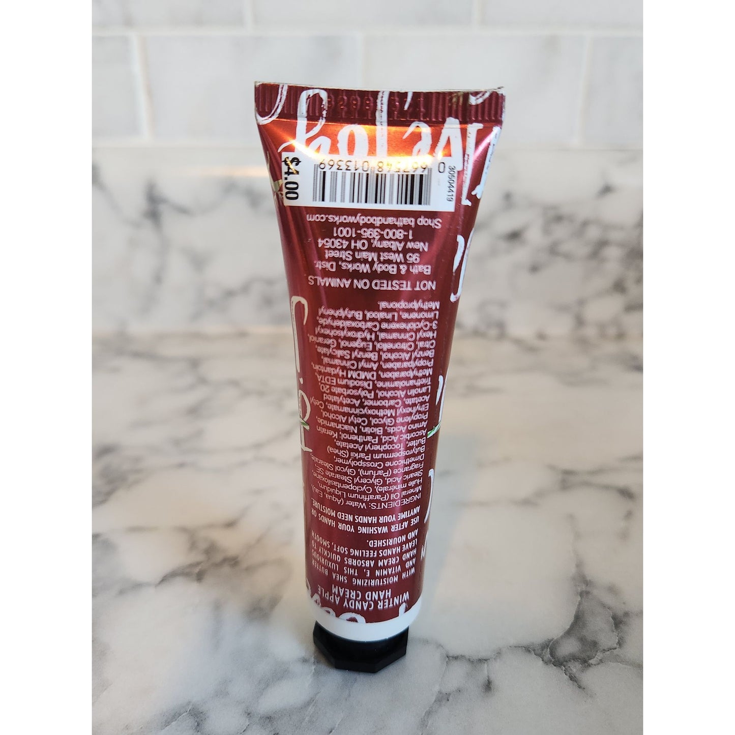 Bath & Body Works Winter Candy Apple Shea Butter Hand Cream 1 Fl Oz