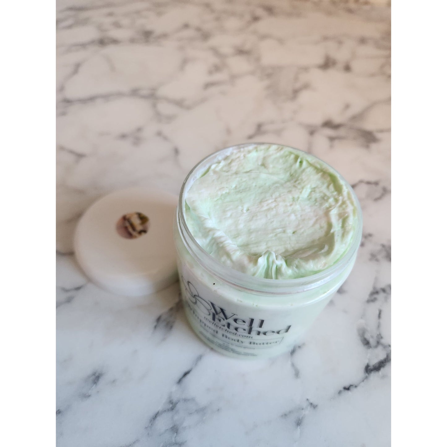 Well Etched Jasmine Whipped Body Butter 8 Oz Deeply Moisturizing Non-Greasy