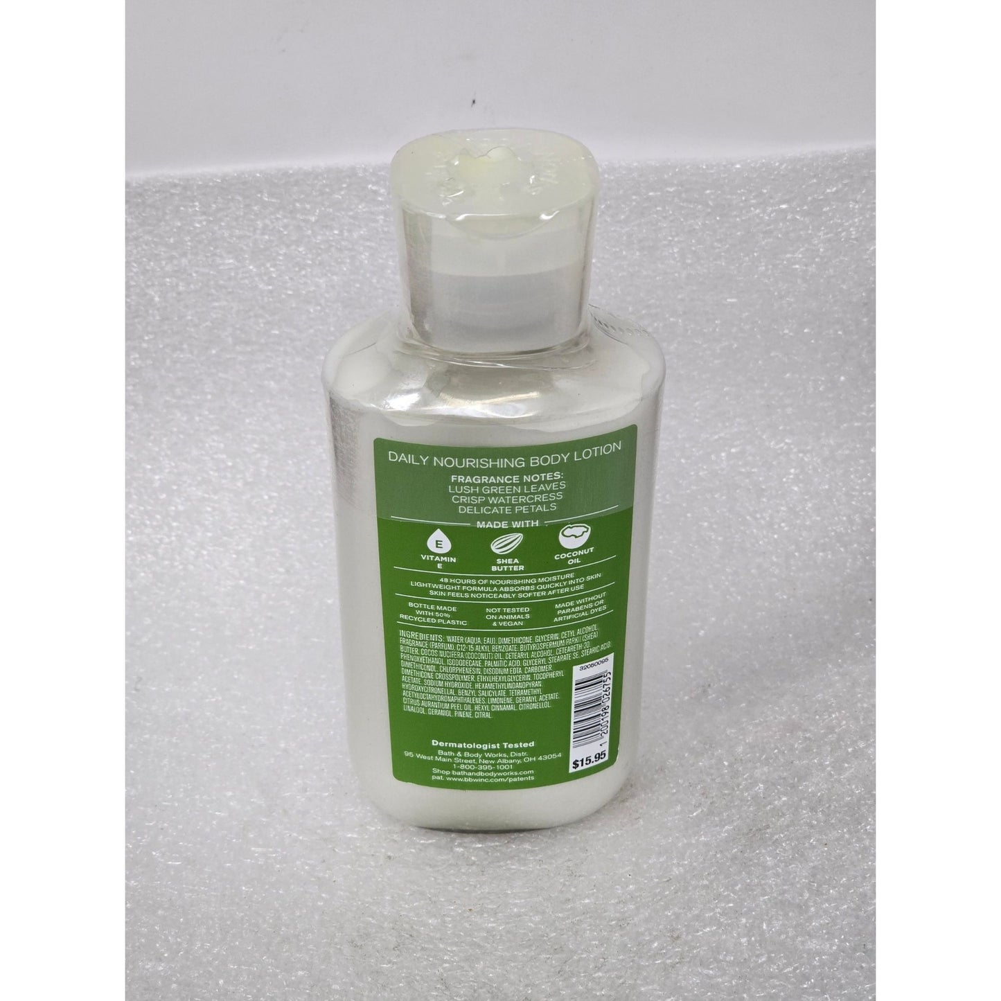 Bath & Body Works Rainkissed Leaves Body Lotion 48 Hr Moisture With Shea Butter