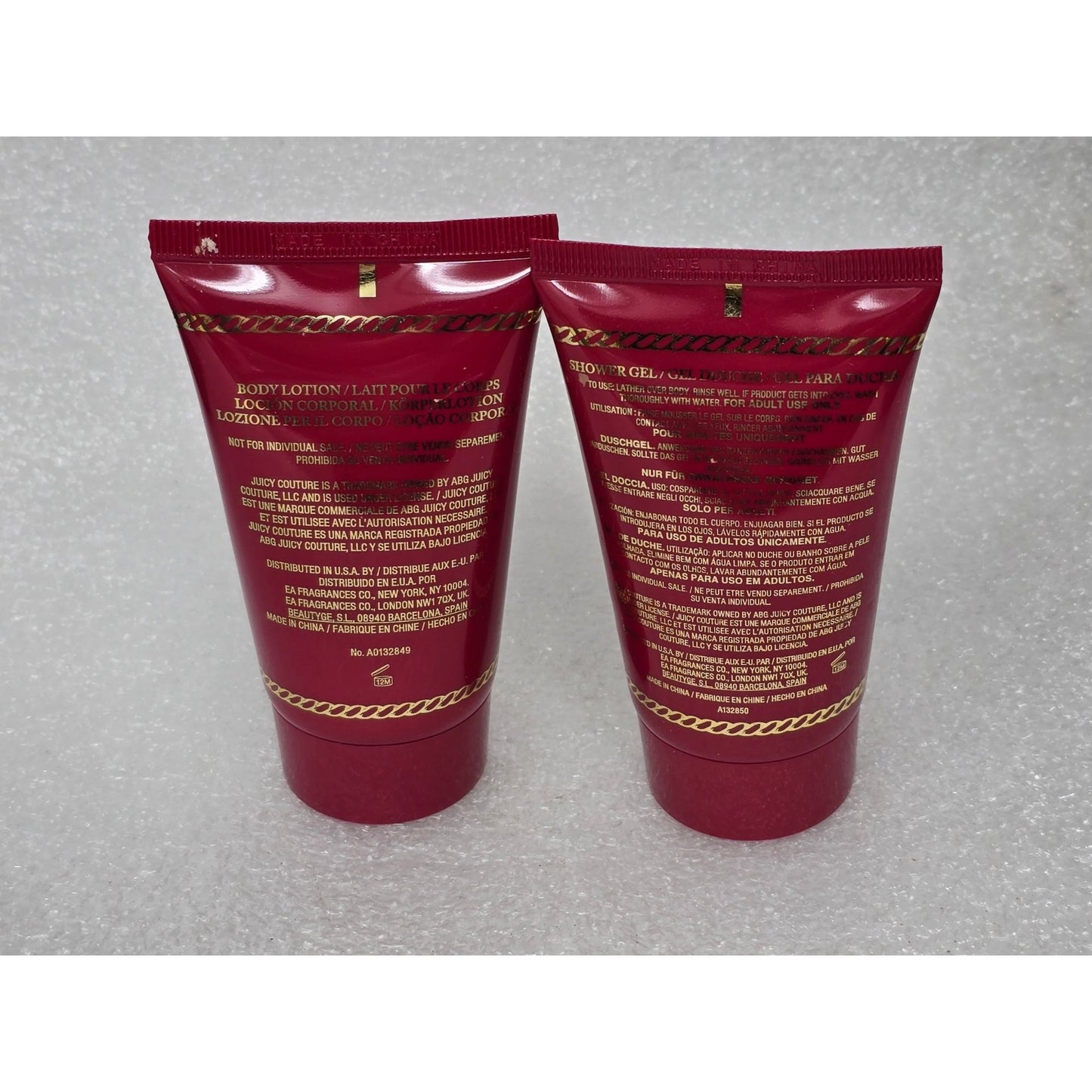 Juicy Couture Rah Rah Rouge Rock The Rainbow Body Lotion & Shower Gel 1.7 Oz Set