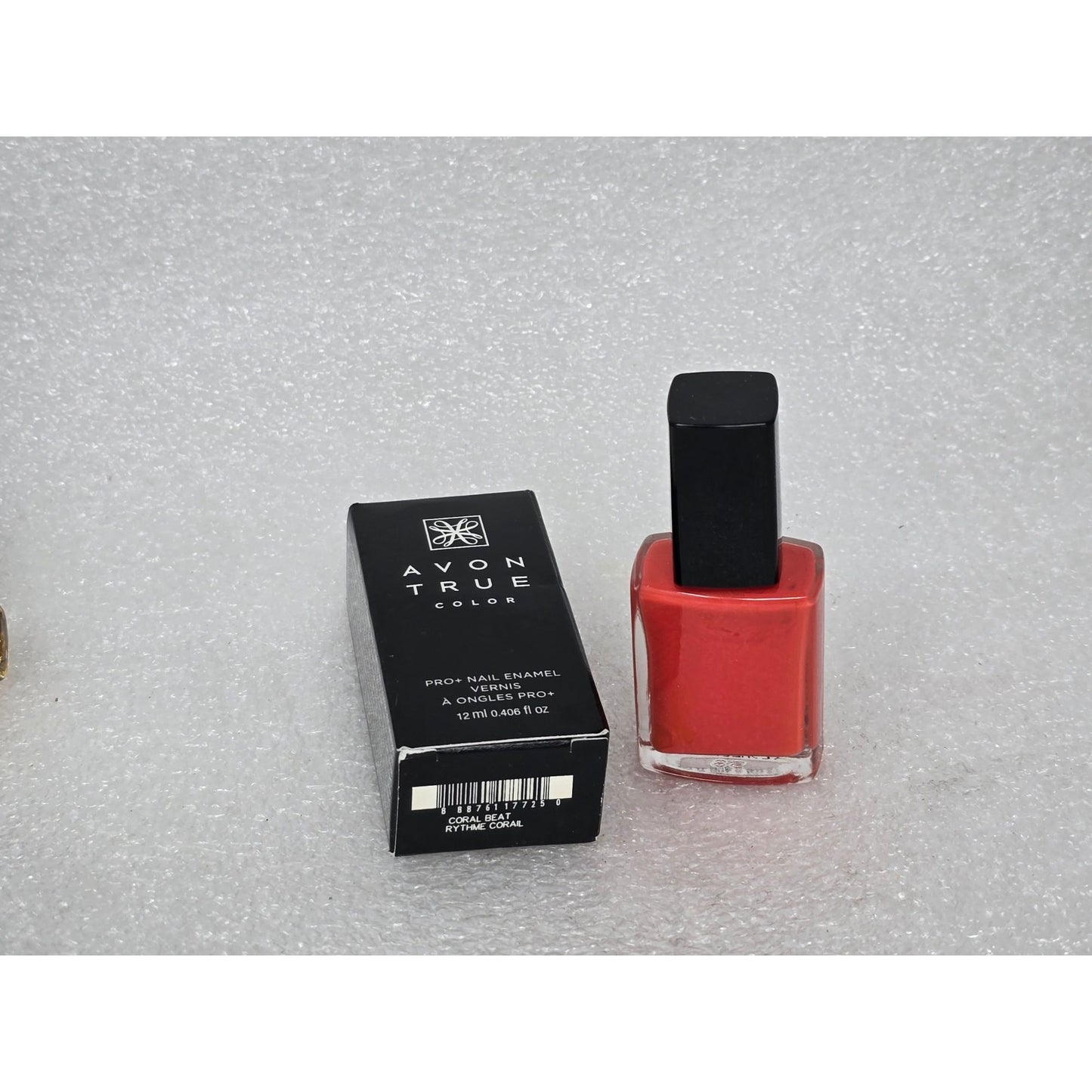 Avon True Color Pro+ Nail Enamel Polish Coral Beat New With Box