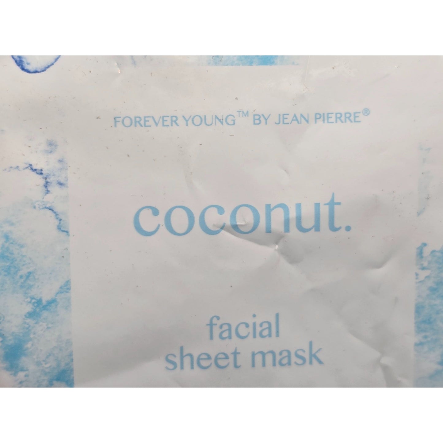 Forever Young By Jean Pierre Coconut Facial Sheet Mask