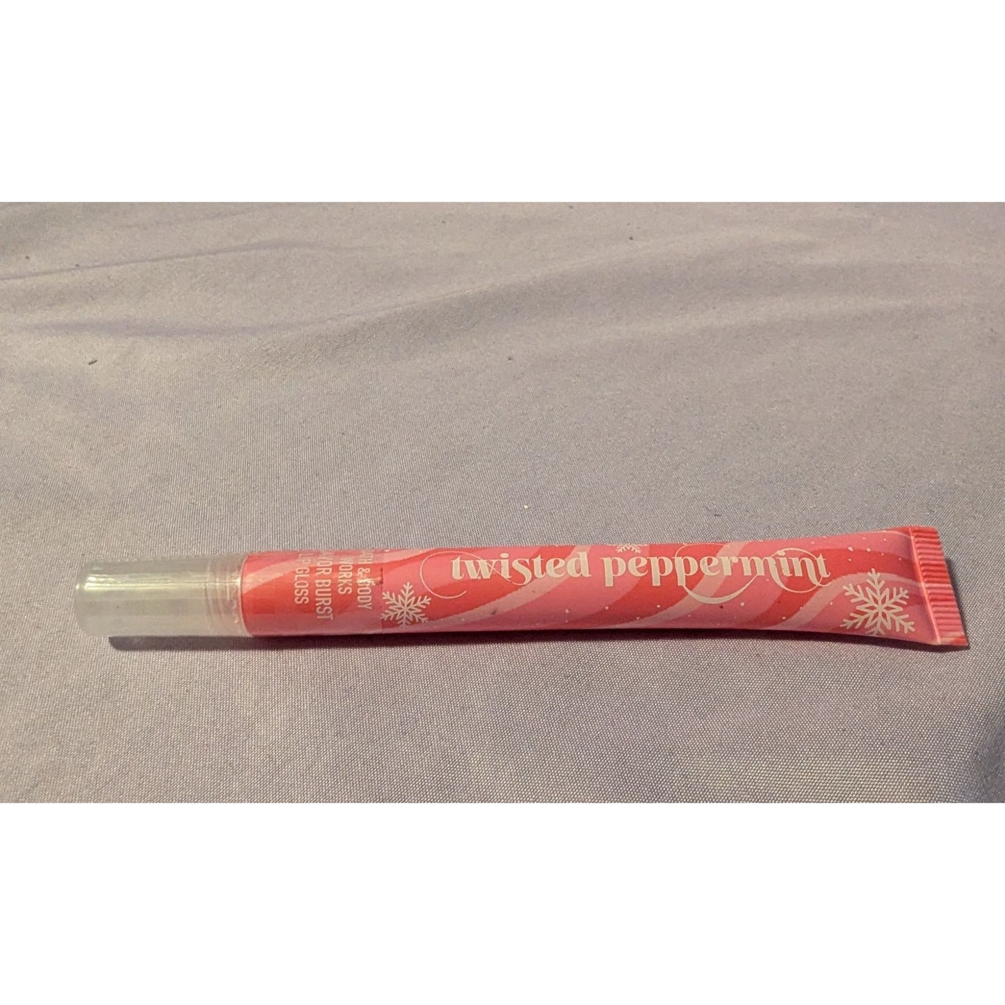Bath & Body Works Twisted Peppermint Flavor Burst Lip Gloss Hydrating & Shiny