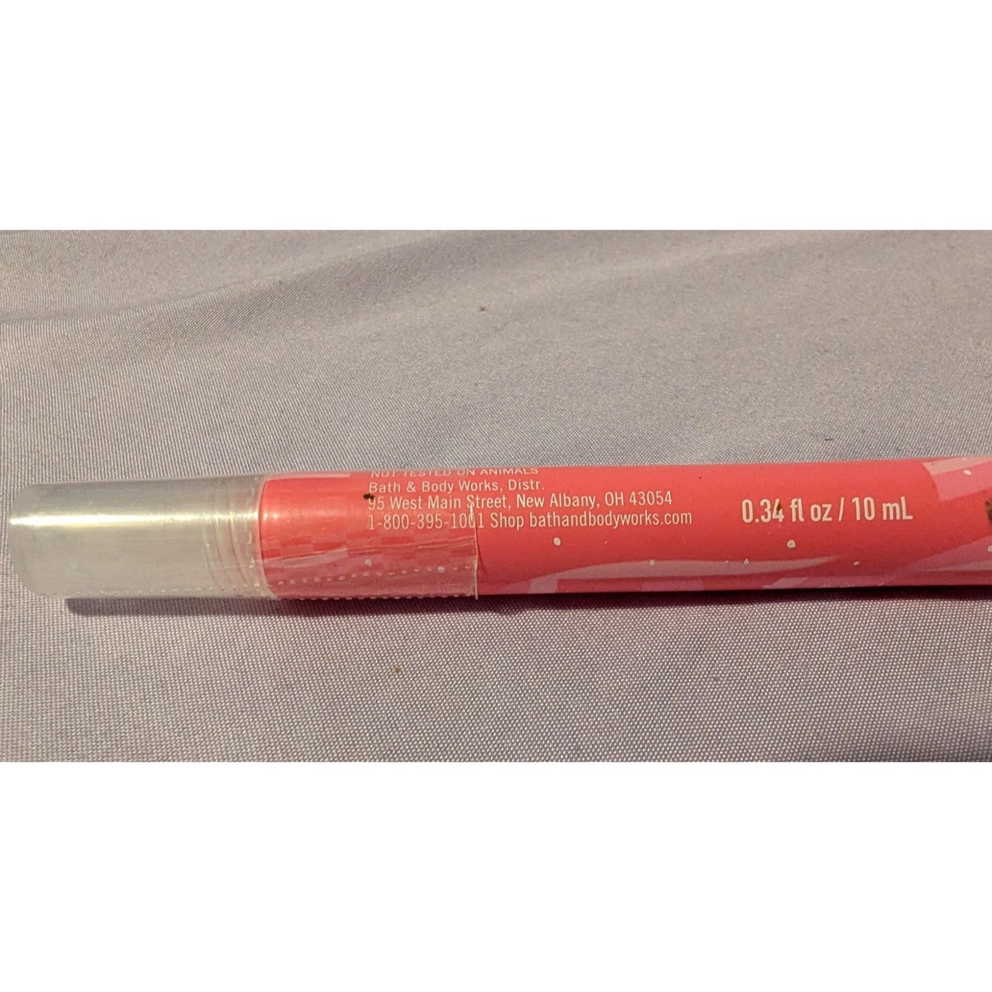 Bath & Body Works Twisted Peppermint Flavor Burst Lip Gloss Hydrating & Shiny