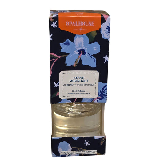 Opalhouse Island Moonlight Reed Diffuser Currant Honeysuckle 4 Oz Essential Oils