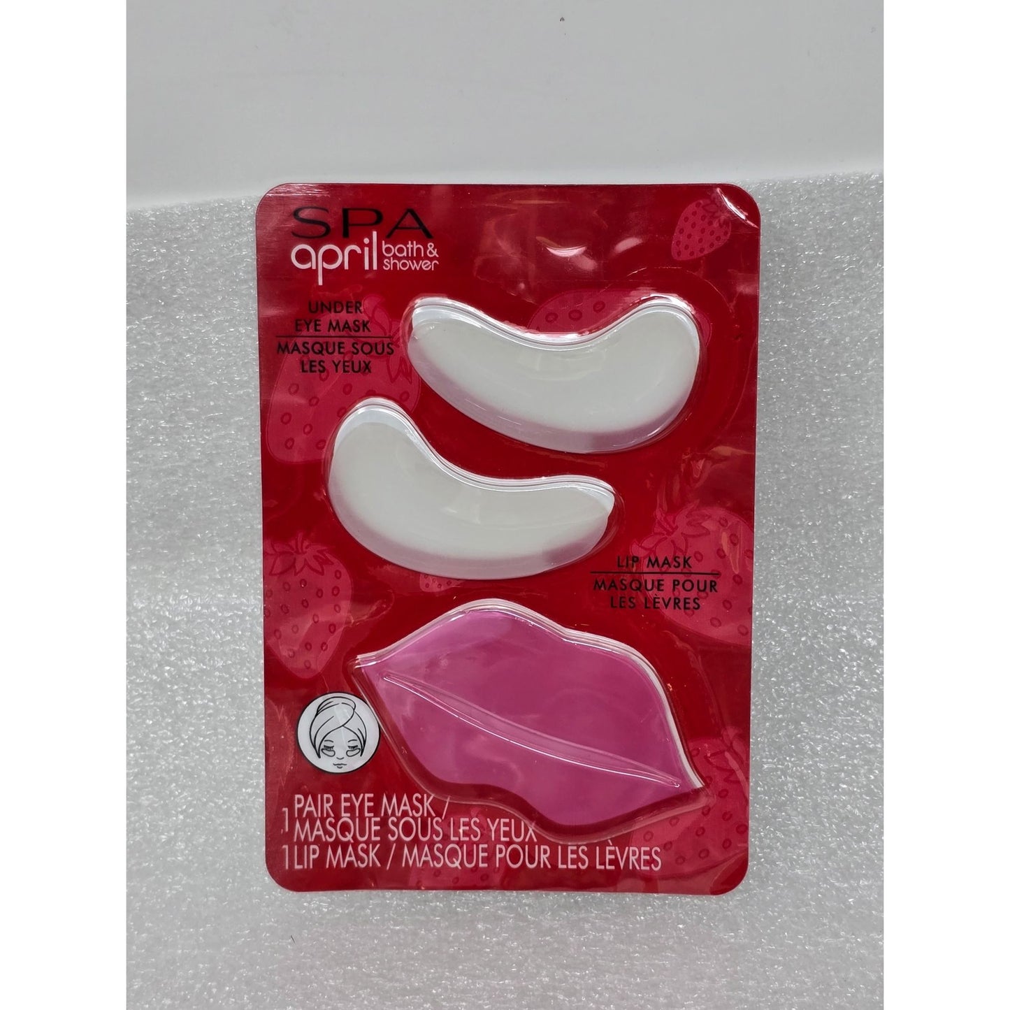 April Bath & Shower Under Eye Mask & Lip Mask Set