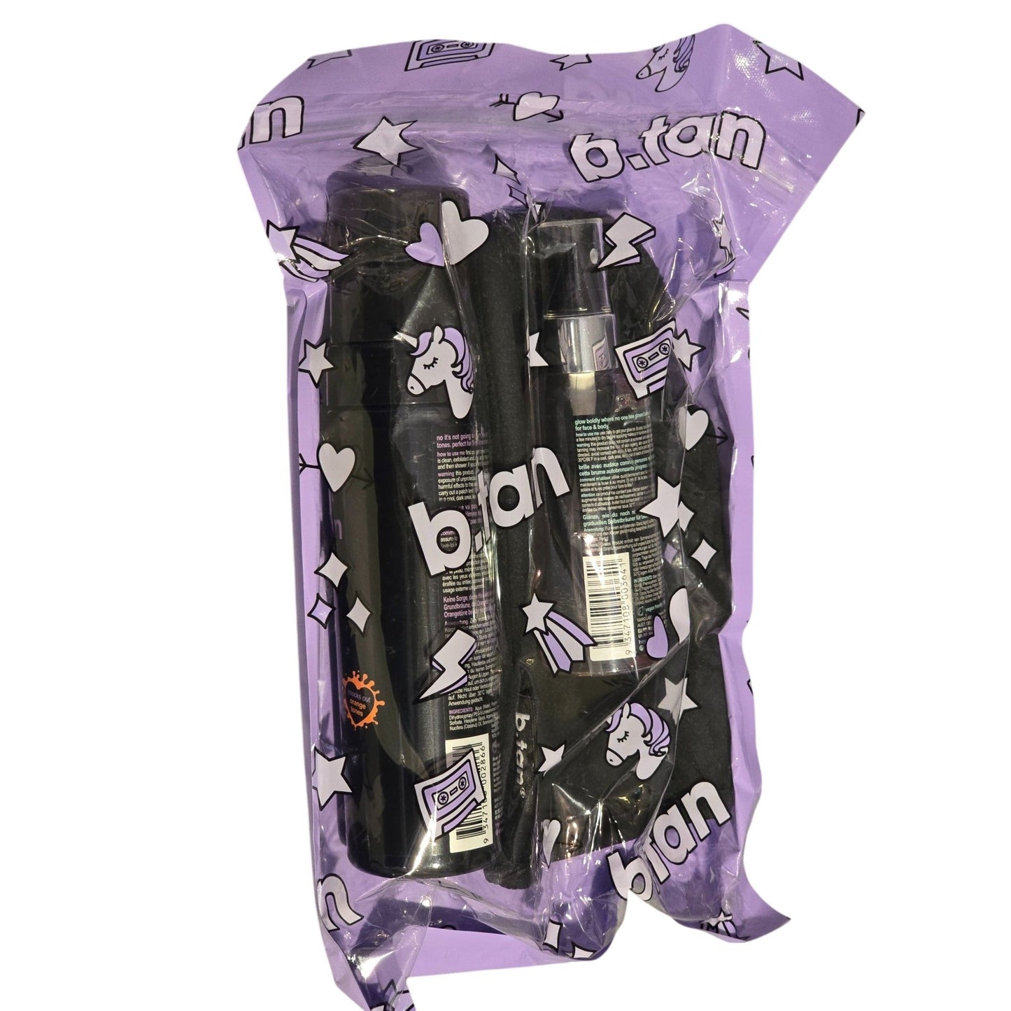 BTan Lovers Bundle Self Tan Mousse Face & Body Tan Mist & Mitt