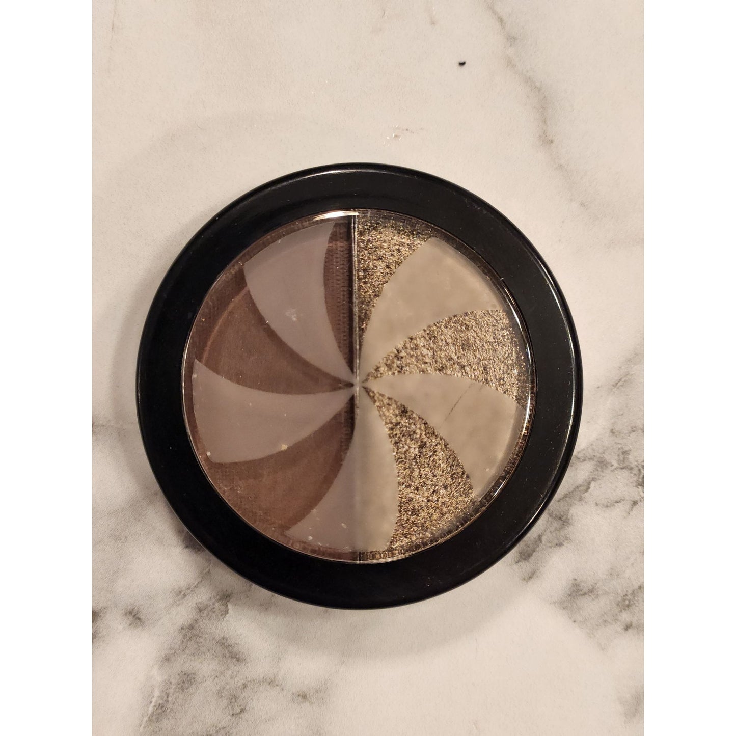 Elf Eye Candy Eyeshadow Duo In Neutral Brown & Gold Shimmer
