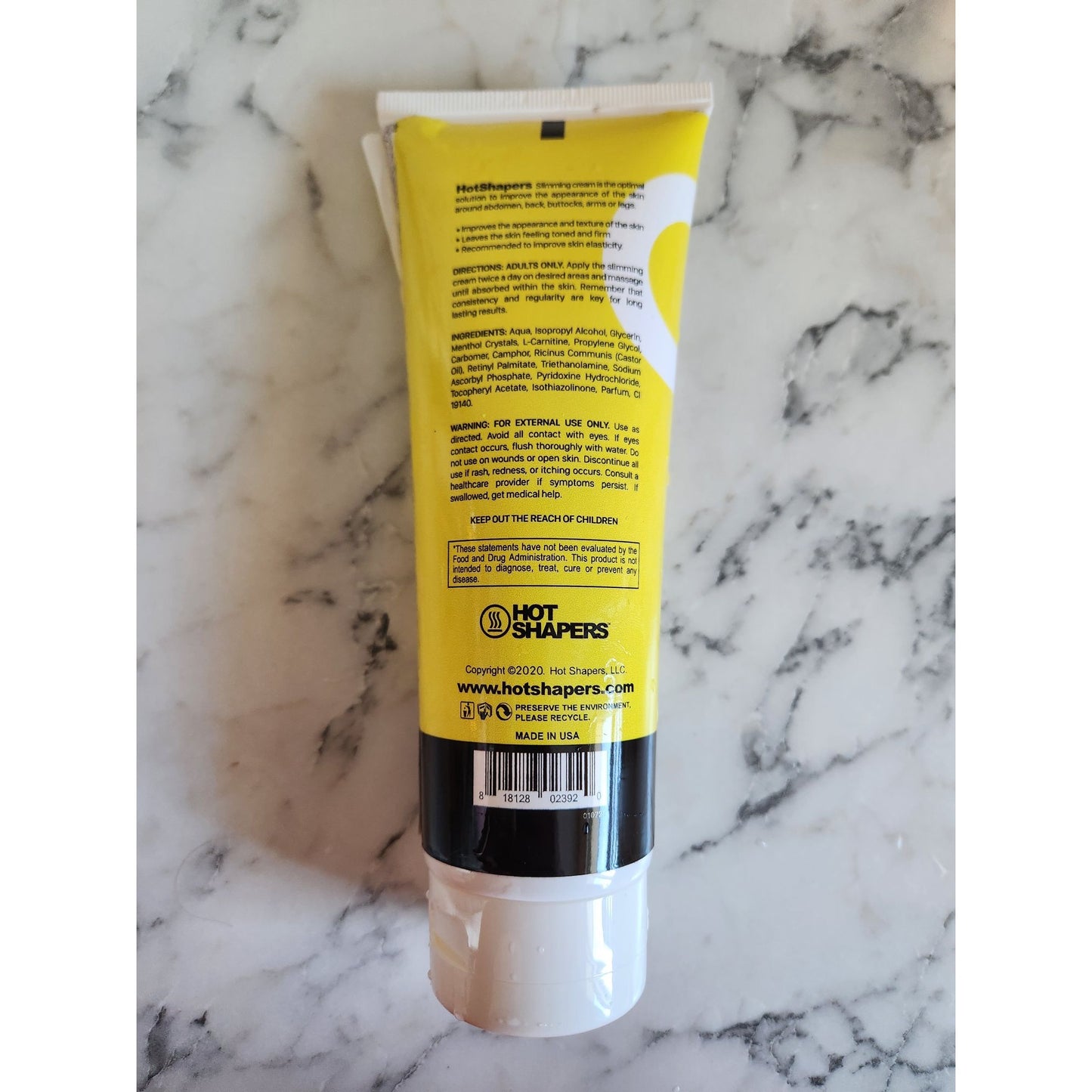 Hot Shapers Hot Body Slimming Cream 6 oz Improves Skin Appearance