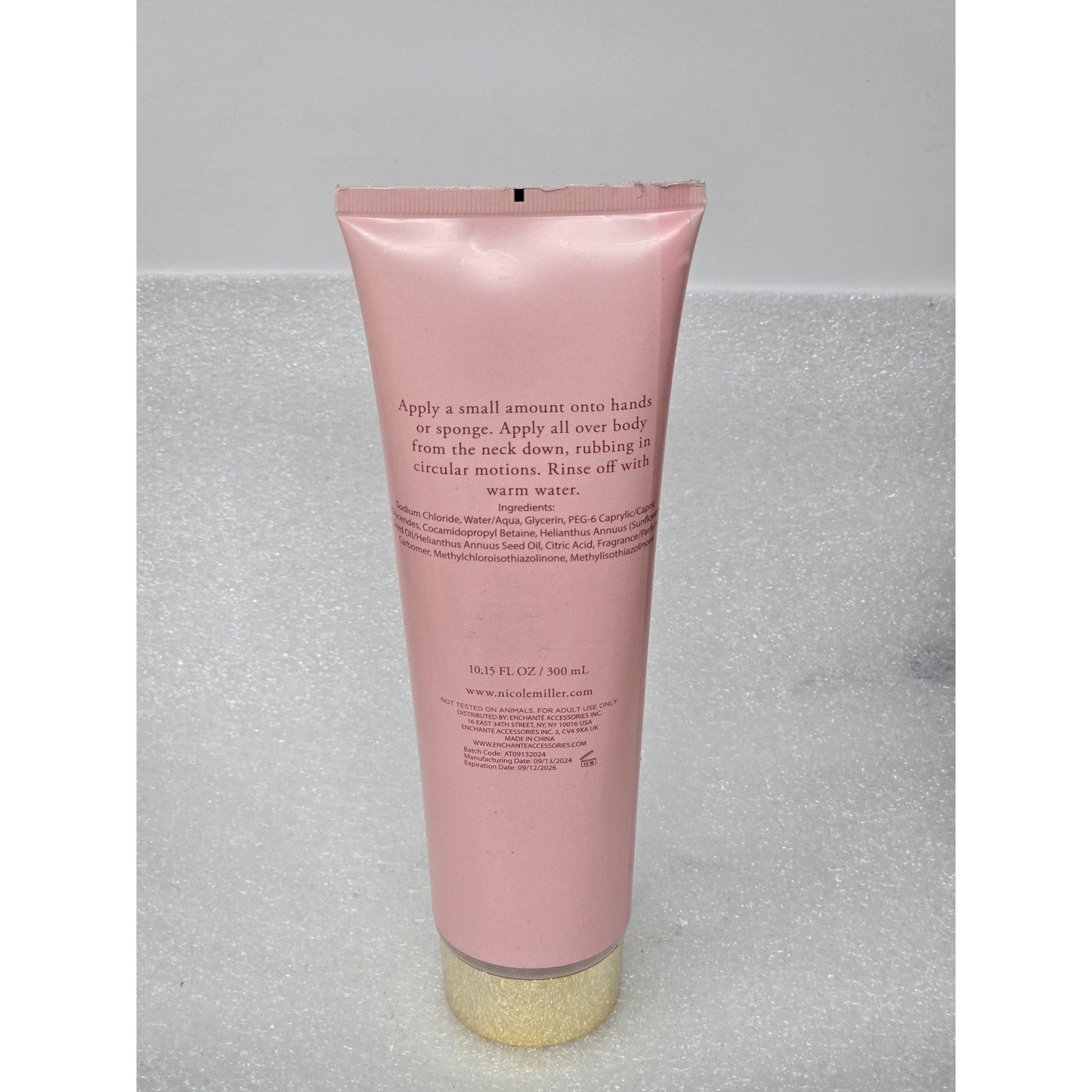 Nicole Miller Exfoliating Body Scrub Spiced Vanilla 10.15 Fl Oz