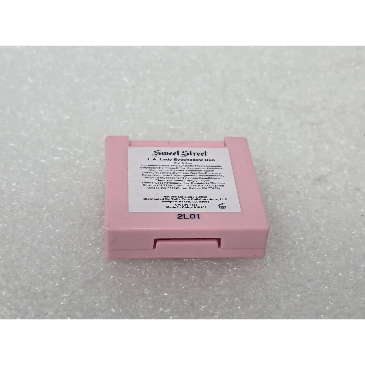 Sweet Street L.A. Lady Eyeshadow Duo Compact Makeup Palette Rivi & Sun