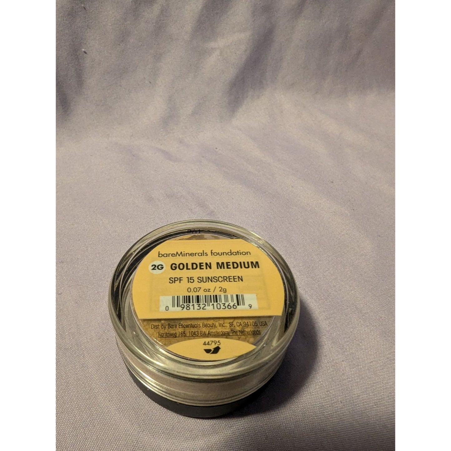 Bareminerals Foundation Golden Medium SPF 15 Sunscreen 2g Loose Powder Makeup
