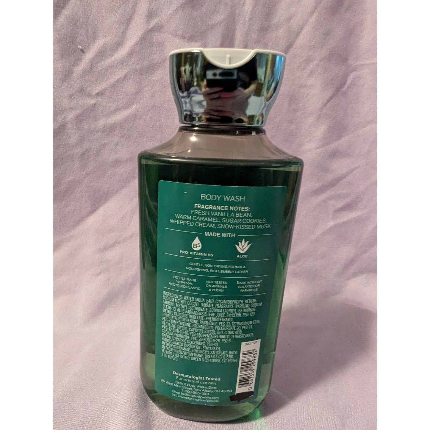 Bath & Body Works Vanilla Bean Noel Body Wash 10 Fl Oz Shower Gel