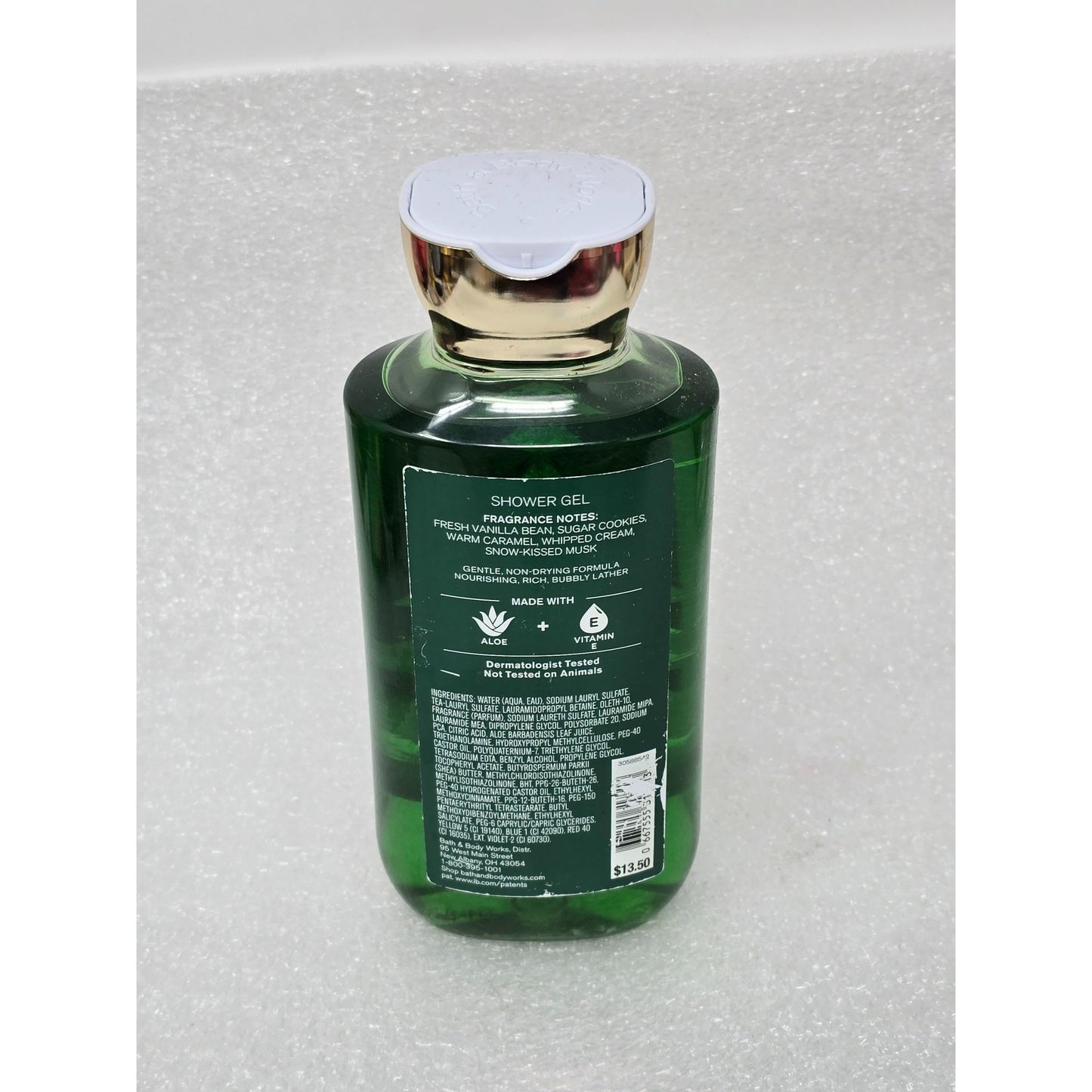 Bath & Body Works Vanilla Bean Noel Body Wash 10 Fl Oz Shower Gel