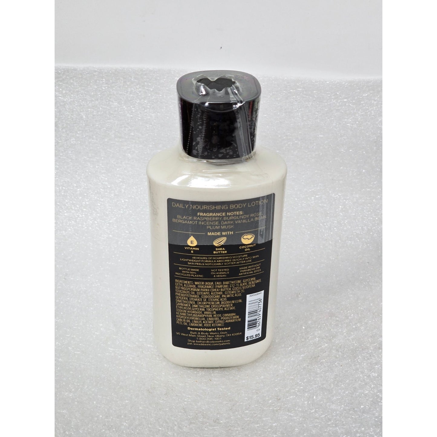 Bath & Body Works Dark Kiss Daily Nourishing Body Lotion Shea Butter Coconut Oil