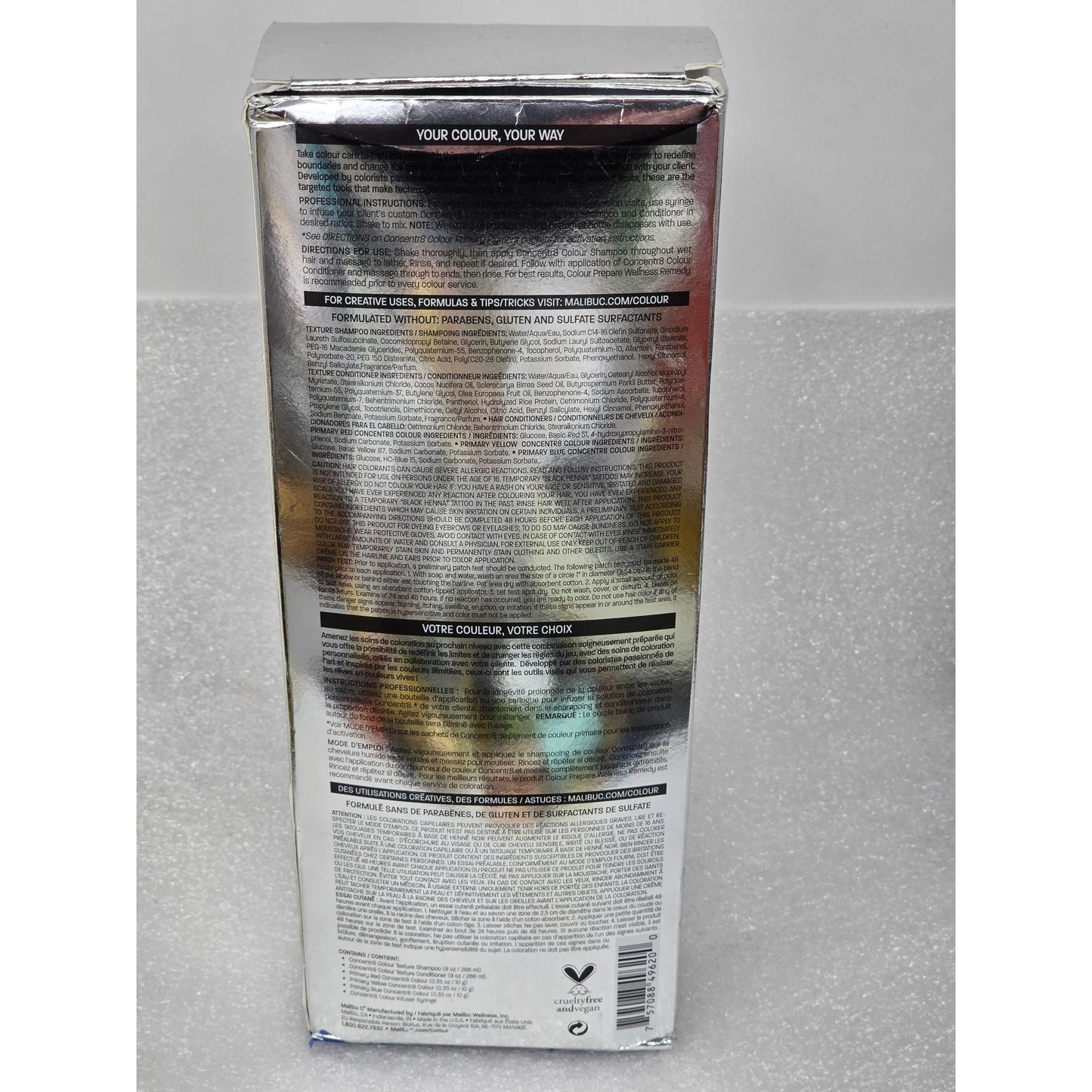 Malibu C Concentr8 Colour Texture Colour Infusion Pack Shampoo Conditioner Kit