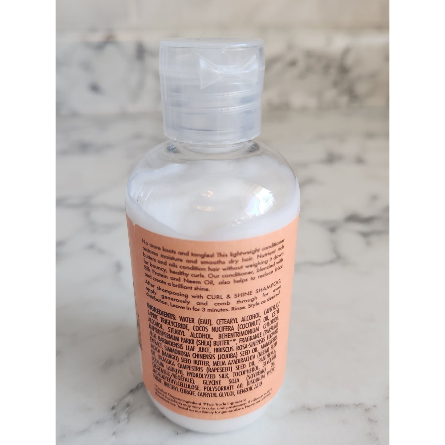 Shea Moisture Coconut & Hibiscus Curl & Shine Shampoo & Conditioner 3.2 oz ea