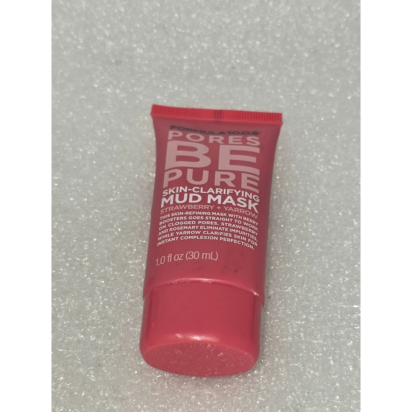 Formula 10.0.6 Be Pure Skin-Clarifying Mud Mask 1 Fl Oz Strawberry & Yarrow