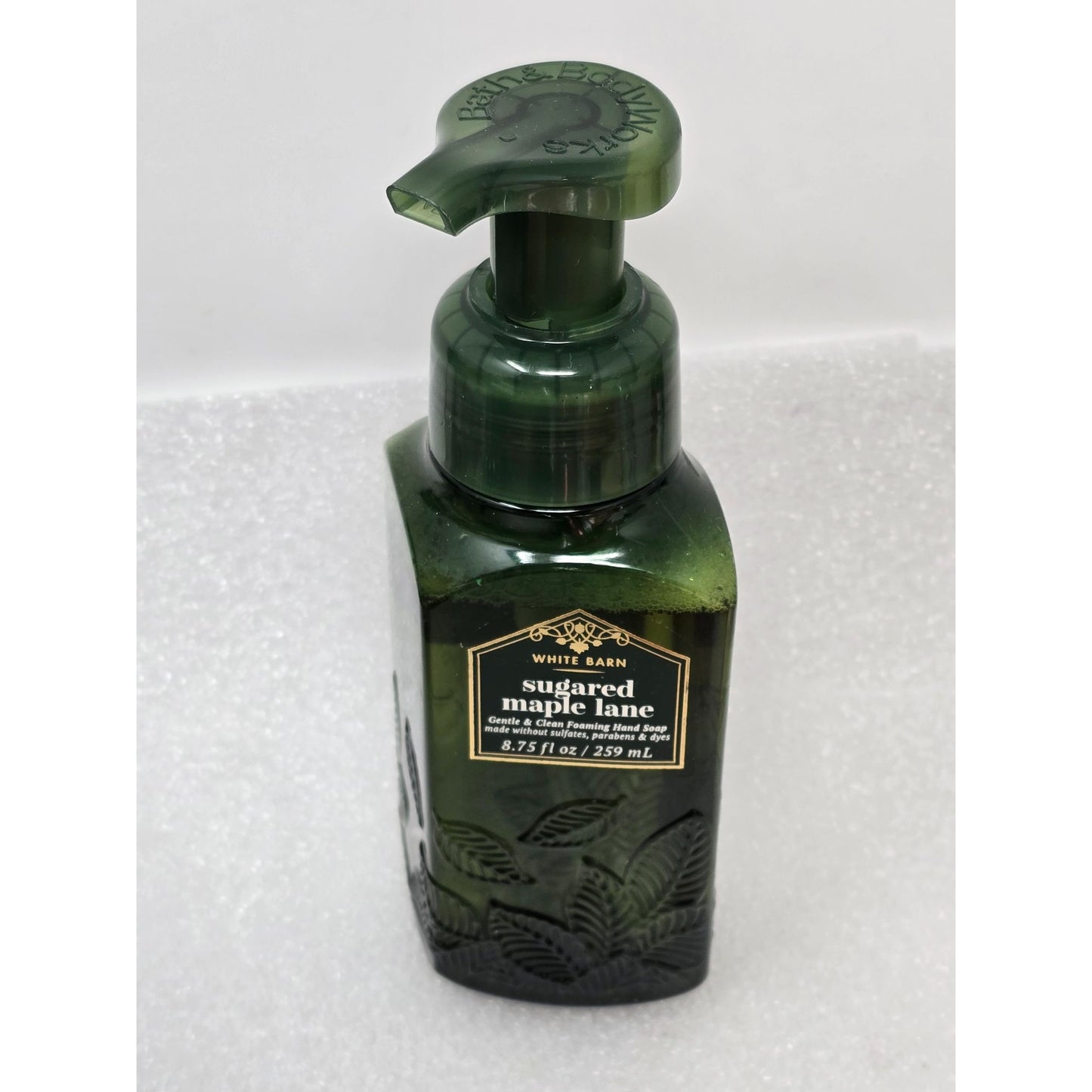 Bath & Body Works White Barn Sugared Maple Lane Foaming Hand Soap 8.75 Fl Oz