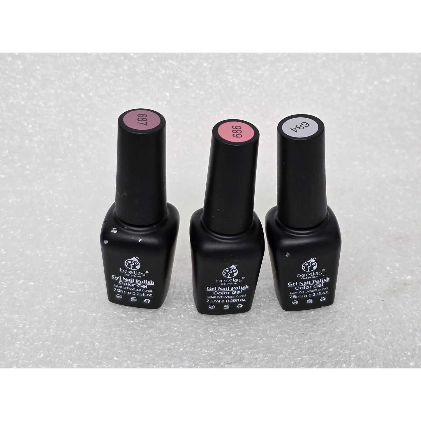 Beetles Gel Nail Polish Set Of 3 687, 686, 684