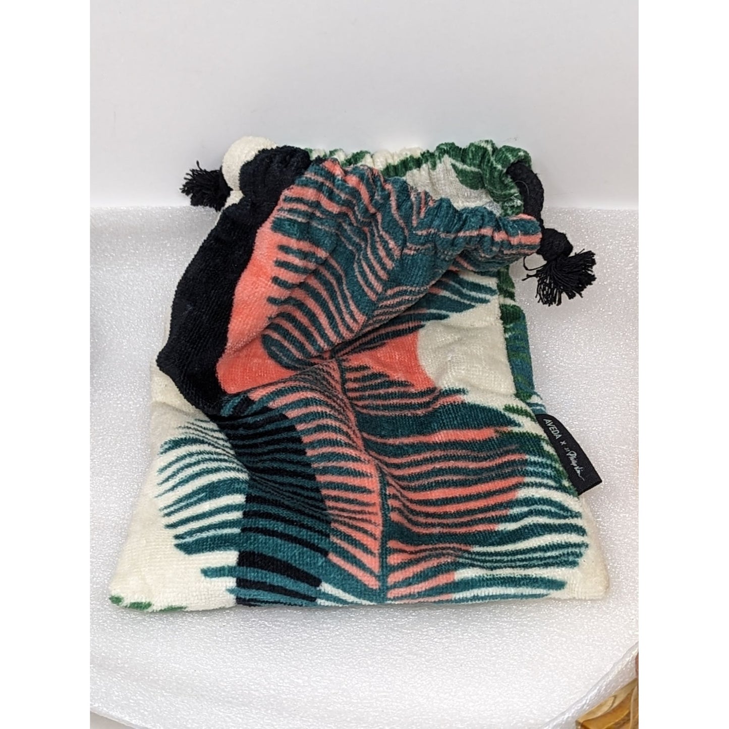Aveda x 3.1 Phillip Lim Terry Leaf Drawstring Pouch