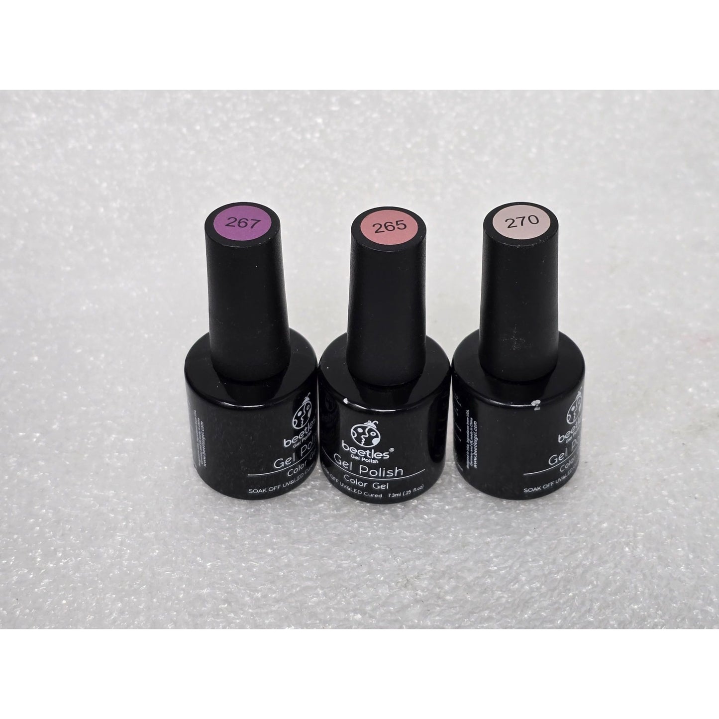 Beetles Gel Nail Polish Color Gel Set 267, 265, 270