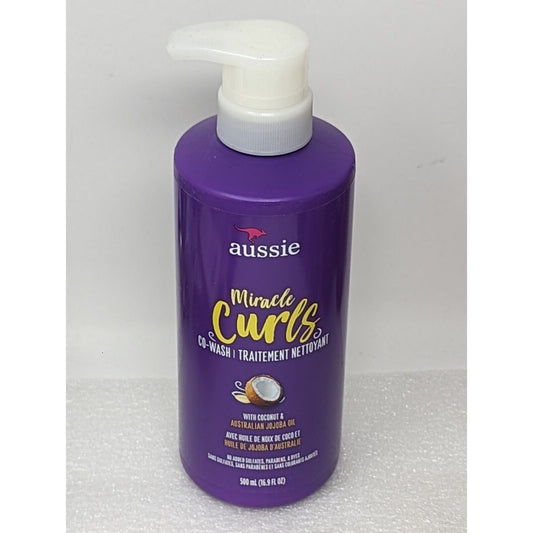 Aussie Miracle Curls Co-Wash With Coconut & Australian Jojoba Oil 16.9 oz