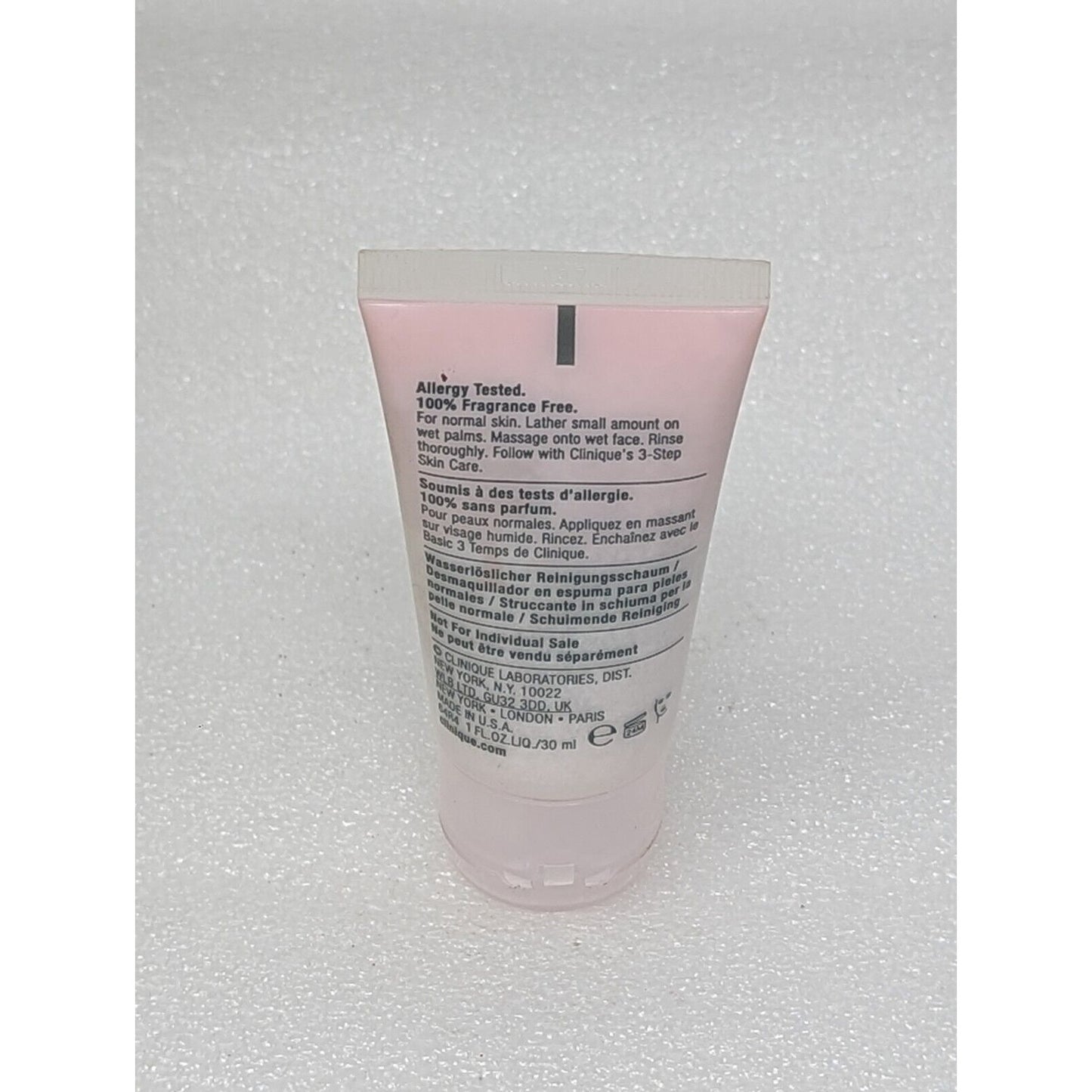 Clinique Rinse Off Foaming Cleanser 1 oz / 30 ml Travel Size