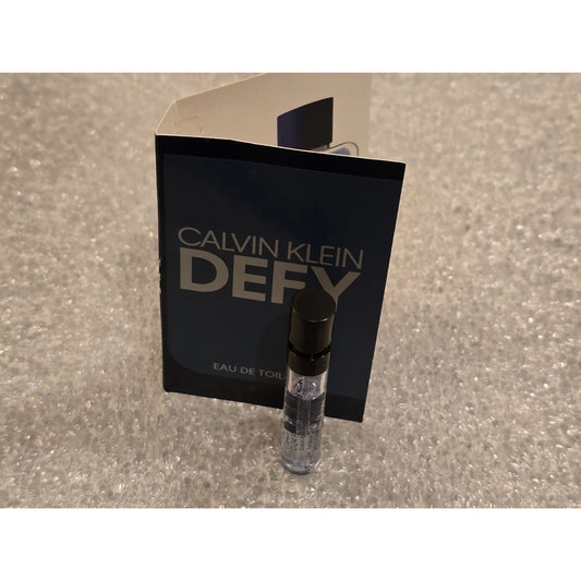 Calvin Klein Defy Eau De Toilette Cologne Sample 0.04 Fl Oz / 1.2 Ml Spray Vial