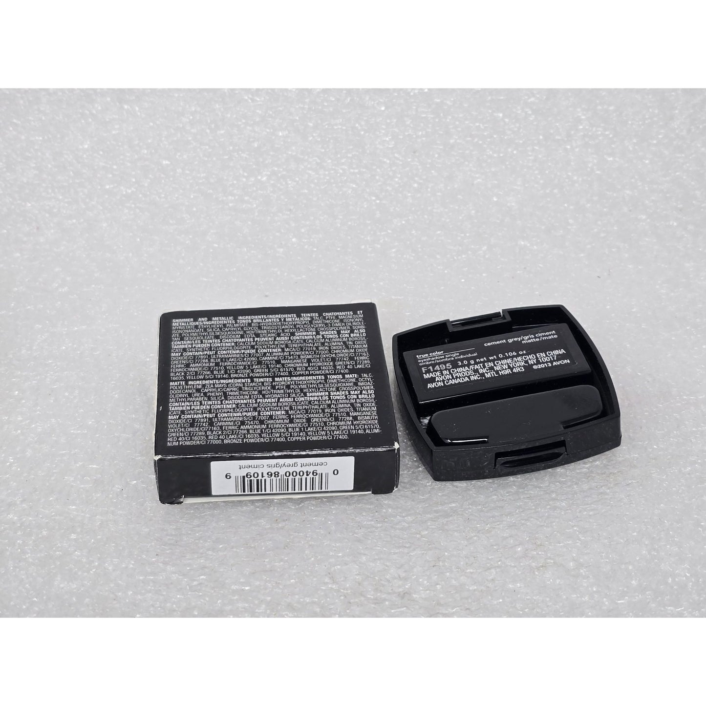 Avon True Color Eyeshadow Single Cement Grey Compact With Applicator
