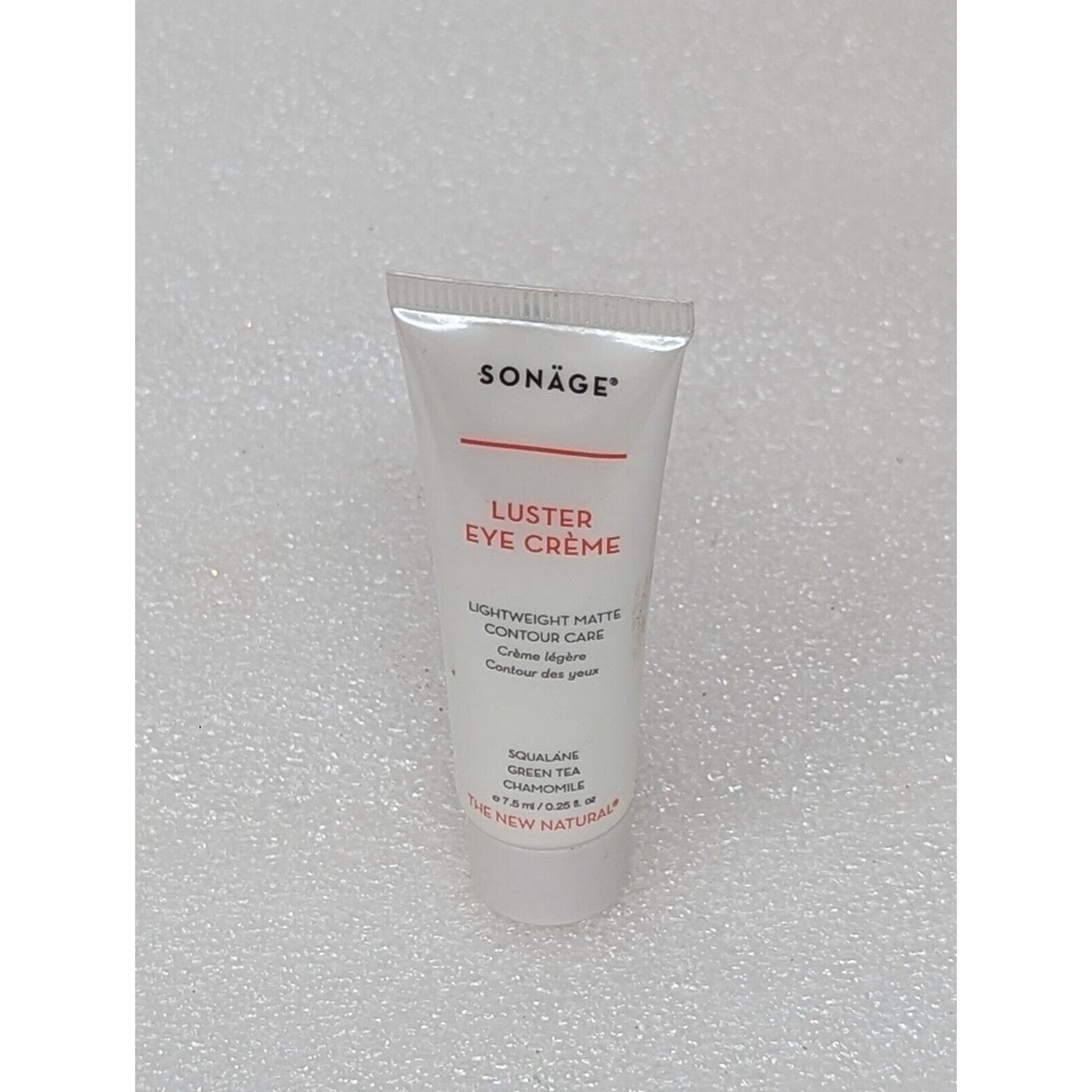 Sonage Luster Eye Creme Lightweight Matte Contour Care .25 oz