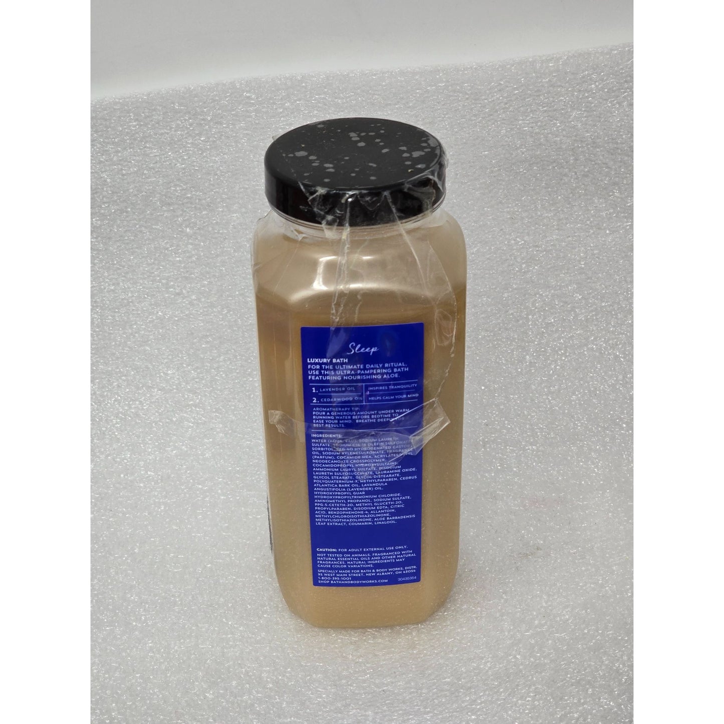 Bath & Body Works Aromatherapy Sleep Bubble Bath Natural Essential Oils 15 oz