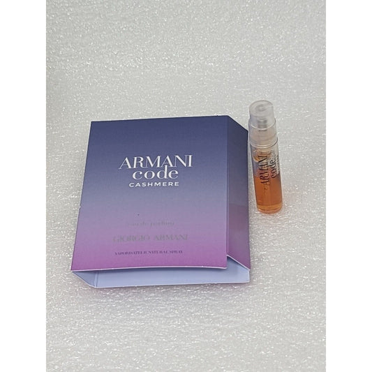 Giorgio Armani Armani Code Cashmere Eau de Parfum Perfume Sample 0.04 oz/1.2 ml