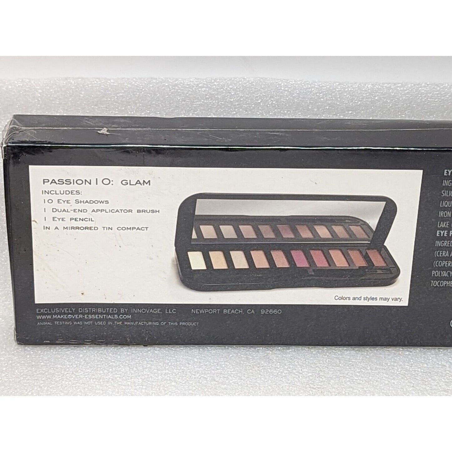 Me Makeover Essentials Passion 10 Glam Eyeshadow Makeup Palette & Eyeliner